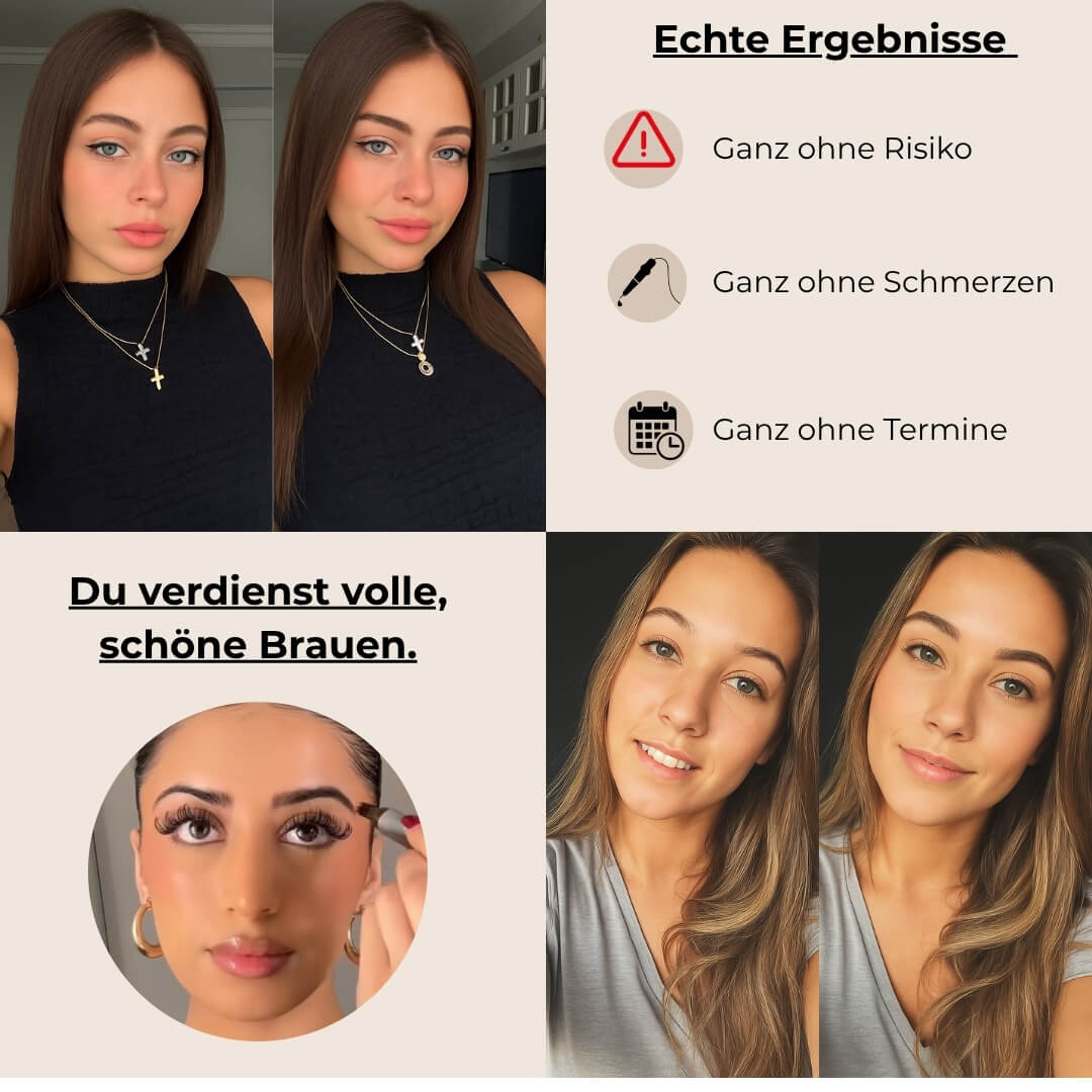 Augenbrauenstift der echt aussieht