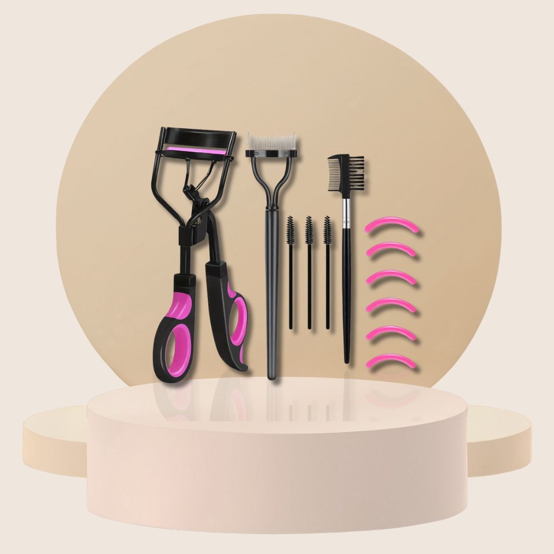 ergonomische Wimpernzange für natürlichen Schwung und voluminöse Lashes.